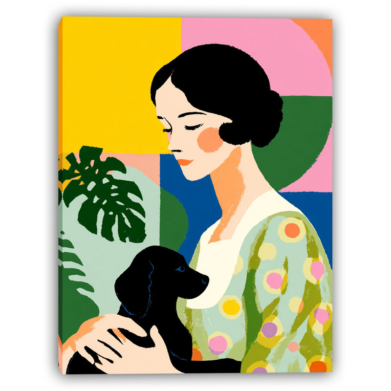 Art mural sur toile tendue Garden Companion