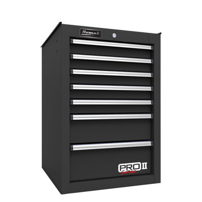 14.5'' W 7 -Drawer Steel Side Chest with Wheels