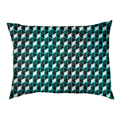 Byrge Geometric Fleece Pet Bed