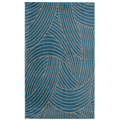 Tapis bleu Mawhinney