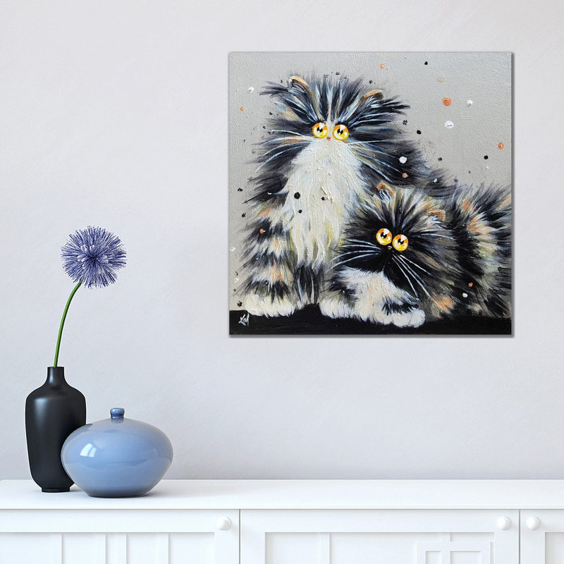 Rodney And Dave by Kim Haskins - Wrapped Canvas Print, 45.72 cm H x 45.72 cm W x 3.175 cm D