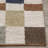 Soumak Hand Woven Jute Fabric Checkered Multi-color Rug-103895175