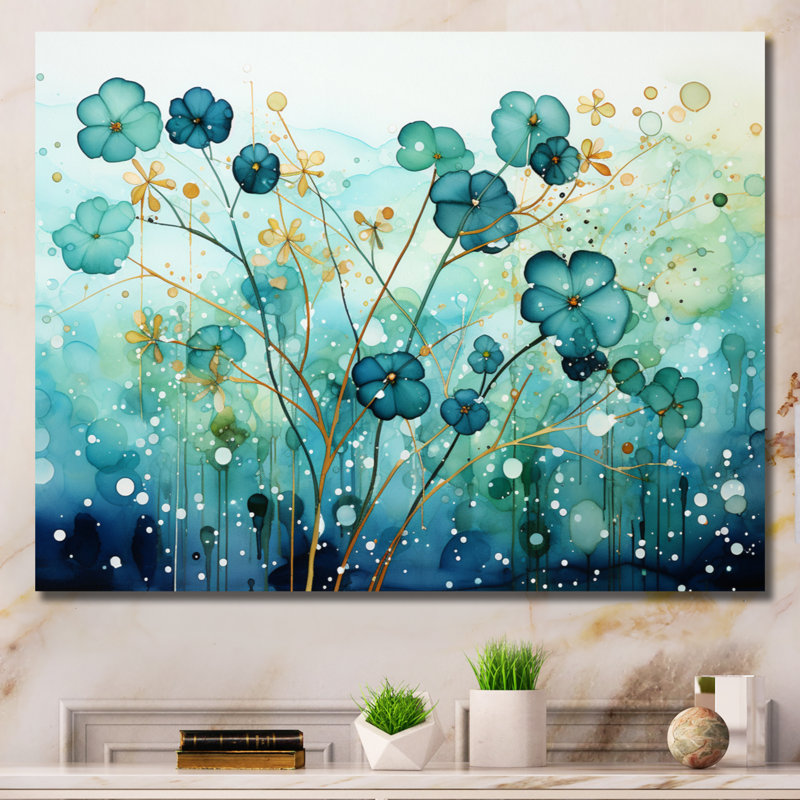 Naos Symphonie apaisante sur toile, H 24 po x l 32 po x P 1 po, Toile tendue