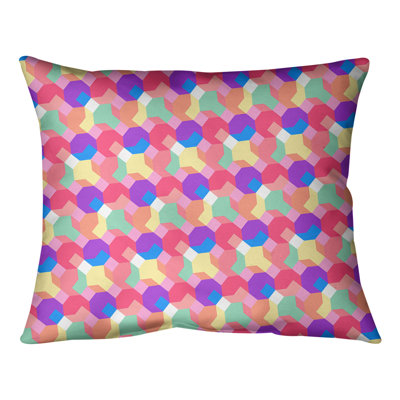 Katelyn Elizabeth Geometric Reversible Throw Pillow