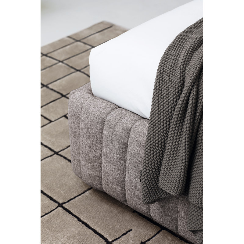 Portland Fully Upholstered Storage Bed, King, Polyester Blend