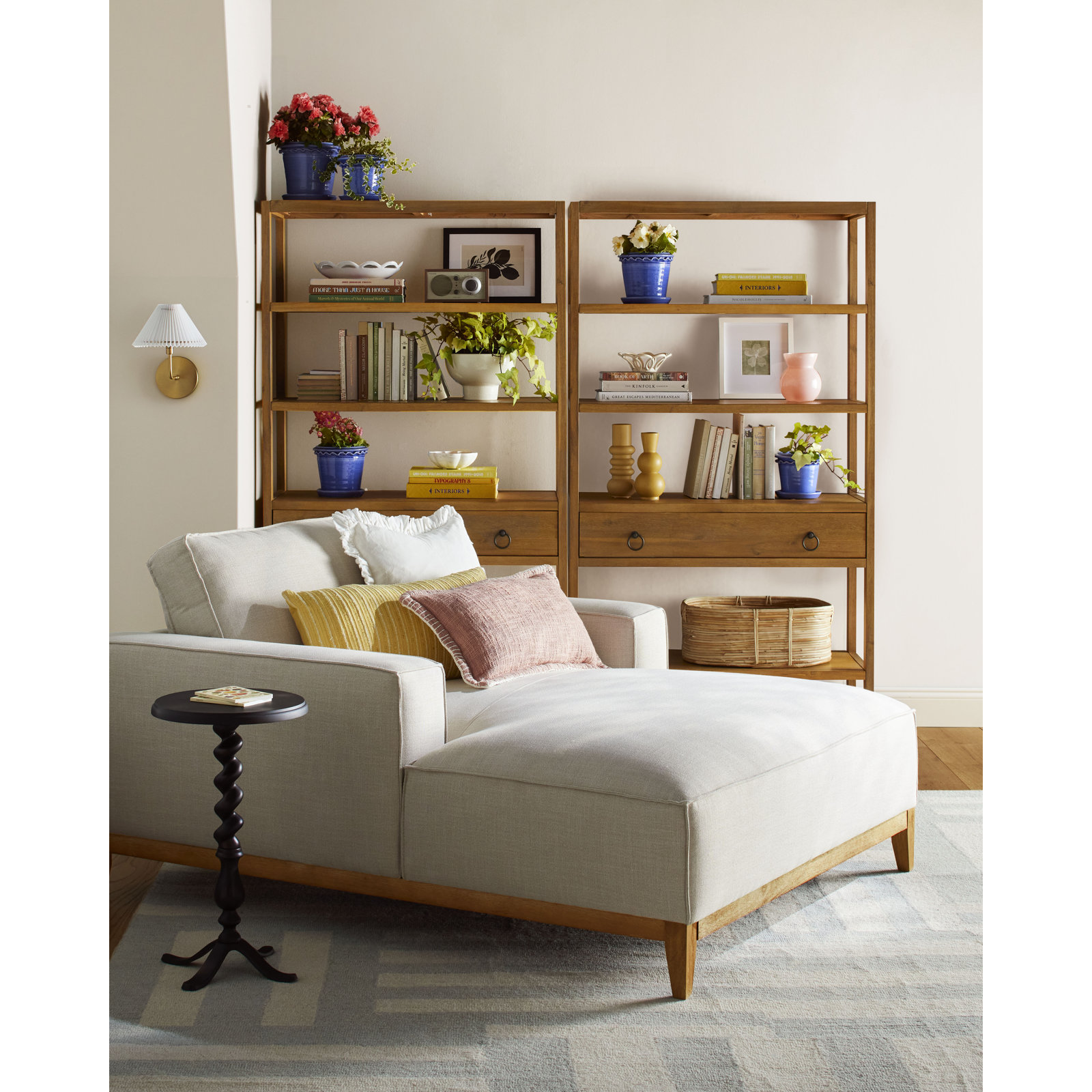 Elin 39" Bookcase, Natural