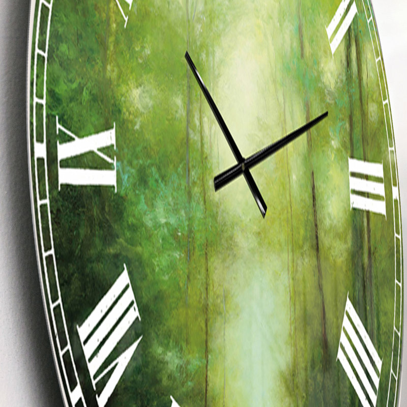 Swigart Metal Wall Clock, Small