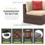 4 - Person Patio Conversation Set with Cushions