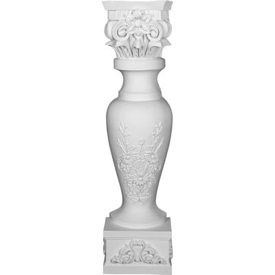 Floral 39.38 in. H x 10.25 in. W x 8.25 in. D Urethane Bracket / Corbel