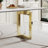 Faux Marble Top Metal Base Dining Table-481978068