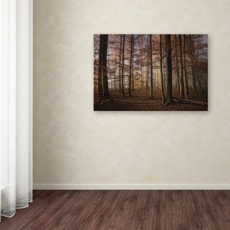« automne », reproduction de photo sur toile tendue, H 12 po x l 19 po