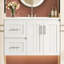 Meuble-lavabo mural 36 po avec 2 tiroirs-1866203481