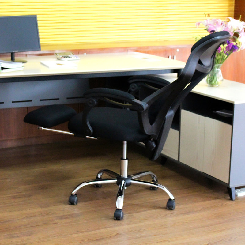 Fauteuil de direction avec repose-pieds et accoudoirs