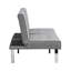 Structure en bois, pieds en acier inoxydable, futon et canapé-lit-1244379160