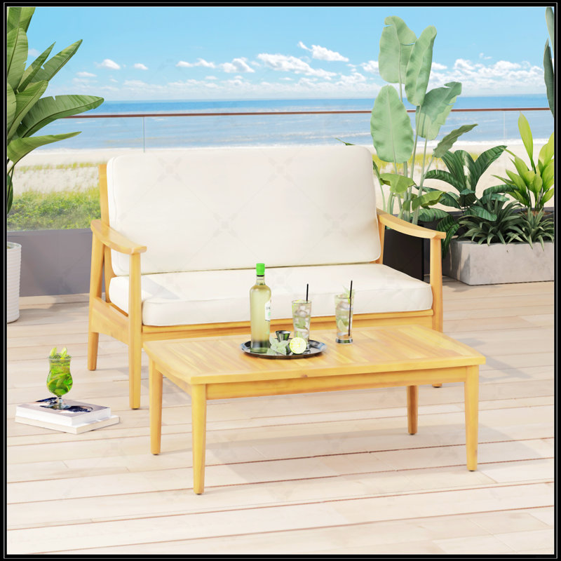 WILLOWBROOK LOVESEAT + COFFEE TABLE