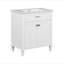 Meuble-lavabo de 30 po avec lavabo en céramique, porte à fermeture en douceur et tablettes réglables-981384747-981384744
