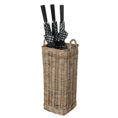 Panier carré en osier Ayriauna