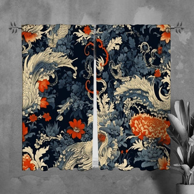 Tiarnach Polyester Room Darkening Curtain Pair