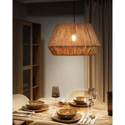 Anjelah 1 - Light Natural Geometric Pendant