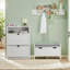 Creline Polyester Upholstered Storage Bench