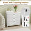 80cm W Manufactured Wood Bedside Table
