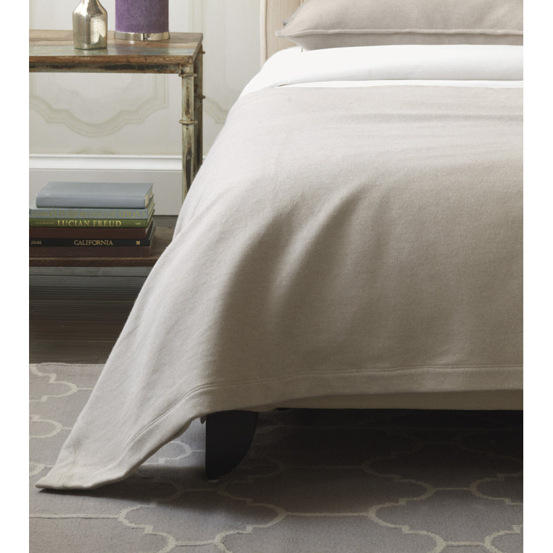 Brera Hand Woven Blanket, Bisque, Queen