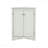 Grey Triangle Bathroom Storage Cabinet With Adjustable Shelves, Freestanding Floor Cabinet For Home Kitchen