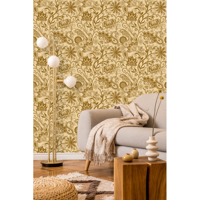 Panneau de papier peint, L 18,75 po x l 25 po, Vinyle