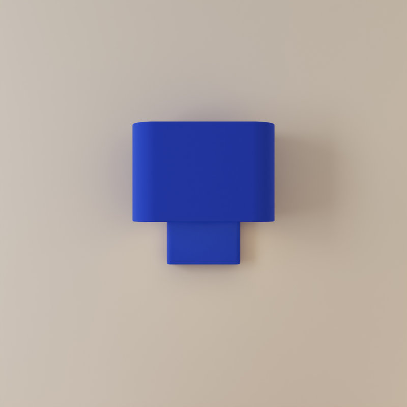 Kalli Wall Sconce, Cobalt