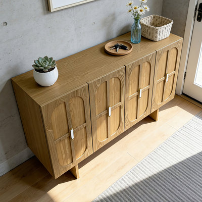 Mid-Century Modern Entryway Cabinet