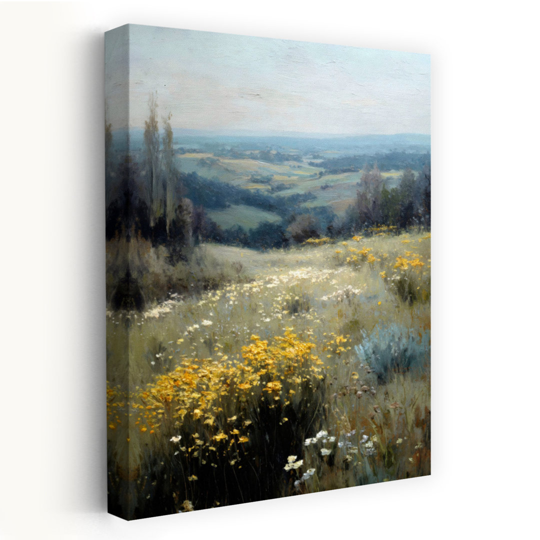 Sporatic Meadow Abstract Contemporary Wall Art Print