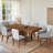 7 - Piece Extendable Trestle Dining Set-1786495056