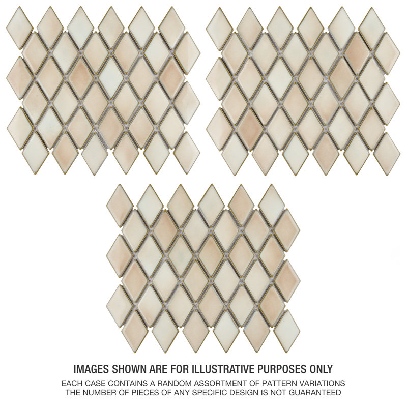 Hudson 2" x 3" Porcelain Grid Mosaic Wall & Floor Tile