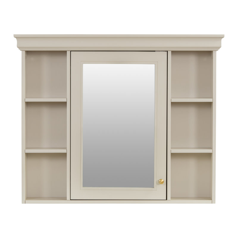 Armoire de rangement murale moderne, Pharmacie, Beige