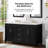 Burdick 60'' Double Bathroom Vanity with Engineered Marble Top-1485889466