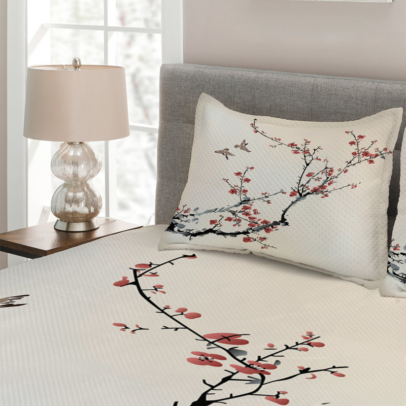 Polyester Coverlet, King Bedspread + 2 Shams