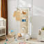 6 Tier Shelf Hanging Closet Organizer, Closet Hanging Shelf With 2 Sturdy Hooks For Storage, Foldable (D3)-222915285