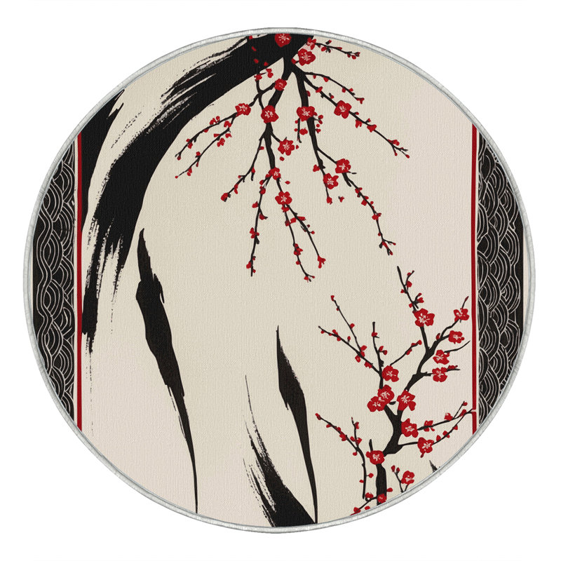 Blooming Horizon Rug, Round 6'