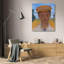 « Tête de sœur Herma avec une couronne mariale sur son chapeau » de Paula Modersohn-Becker - Tableau sur toile tendue sur châssis-602701065