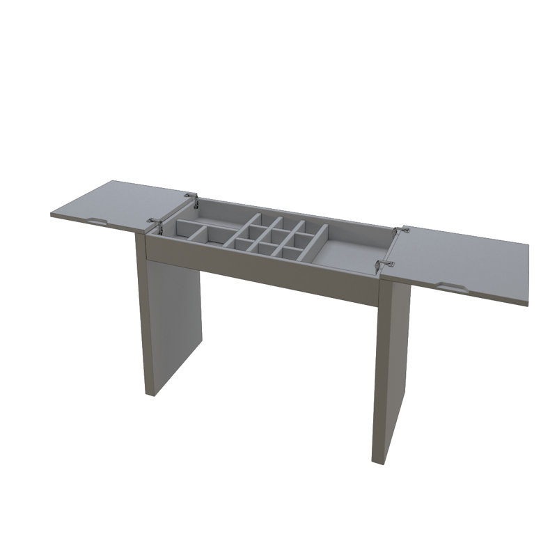 Ensemble coiffeuse avec tabouret et miroir Akasha