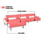 Canapé modulaire 2 pièces rembourré-401715988