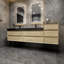 Ensemble de meuble-lavabo double mural 91 po Golitz-1609675069