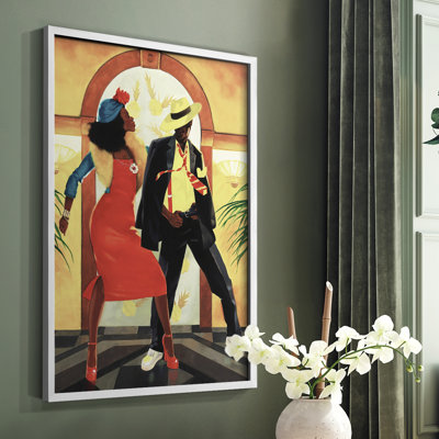 Night Out I Framed Print - Solid Wood