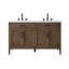 Meuble-lavabo double 54 po avec dessus Sebastiano-111376222