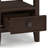 Amherst Solid Wood Transitional Narrow Rectangular End Table with Drawer and Open Shelf-441754668-479024148