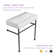 32"L*17"W White Ceramic Rectangular Single Faucet Hole Console Bathroom Sink with Overflow