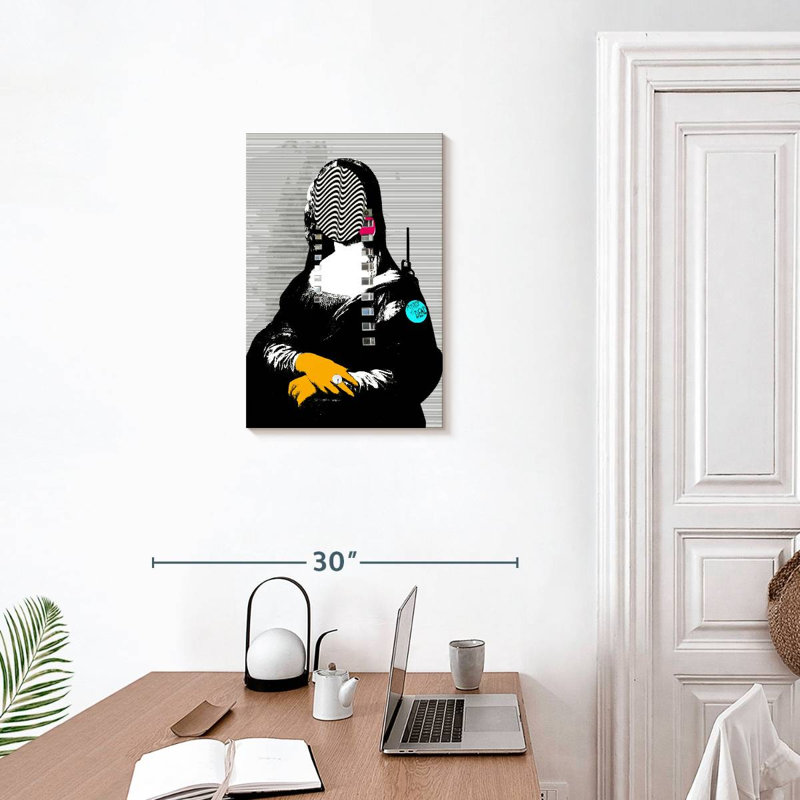 Leisha Mona Lisa Street Pop, H 24 po x l 16 po