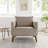 37'' Upholstered Boucle Arm Chair-1269065183