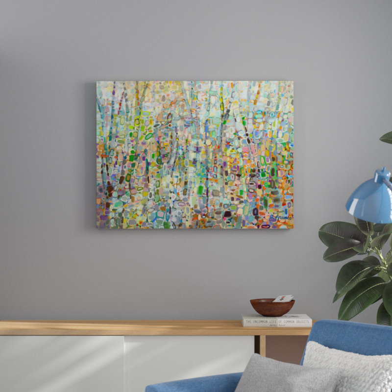 «Abstract Forest», reproduction d'art sur toile tendue, H 30 po x l 40 po