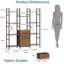 142cm H Metal Book Cabinet Bookcase-1644687039